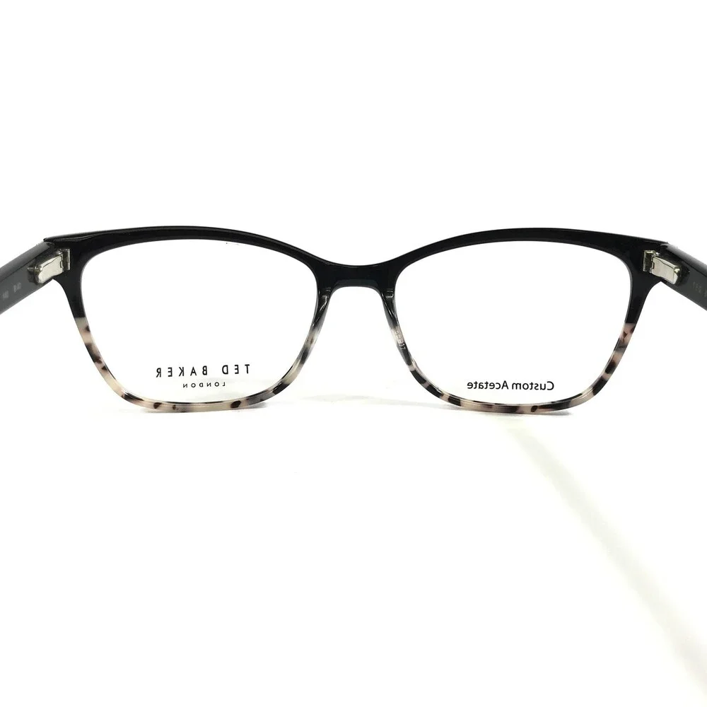 Ted Baker Eyeglasses Frames TW020 BLK Black Tortoise Cat Eye Full Rim 54-17-140